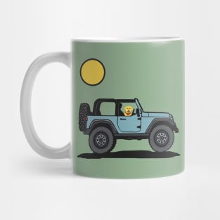 Earl Grey Wrangler with Dog Mug